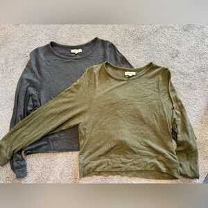 Madewell long sleeve shirt bundle